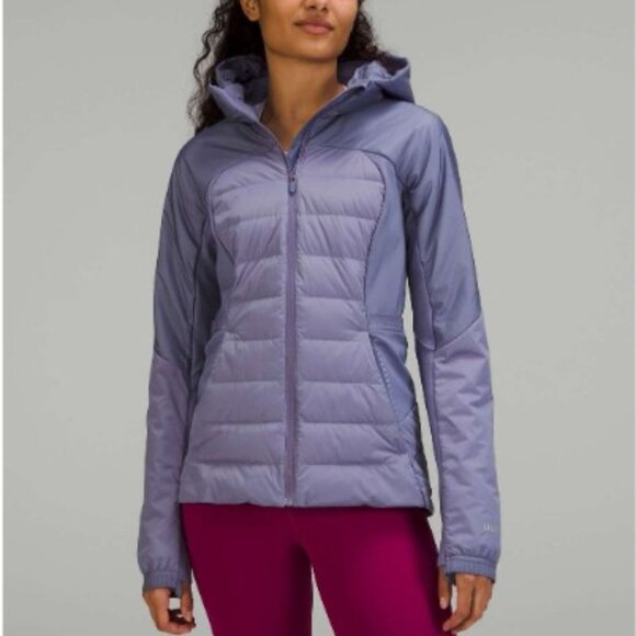 LULULEMON Down for It All Jacket Peri Purple Removable Hood- SZ4 - Picture 3 of 12